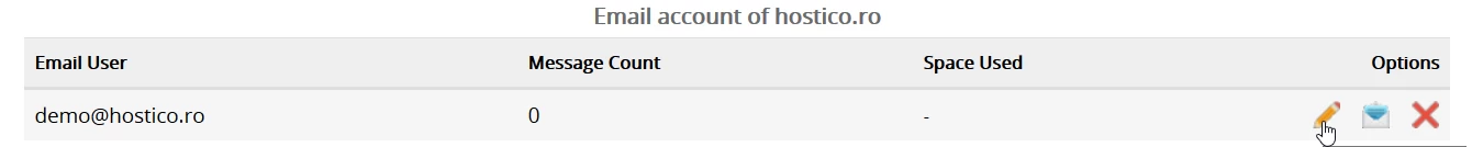 Cambio de contraseña de correo electrónico webuzo