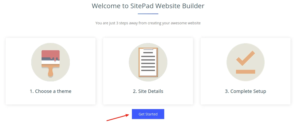 Iniciando el procedimiento de creación