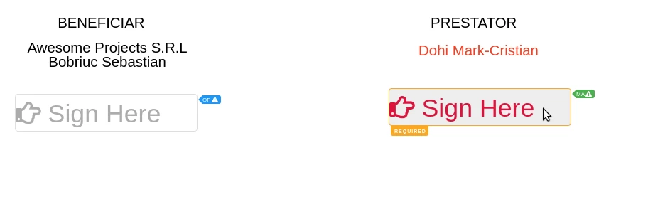 Semnare contract Hostico