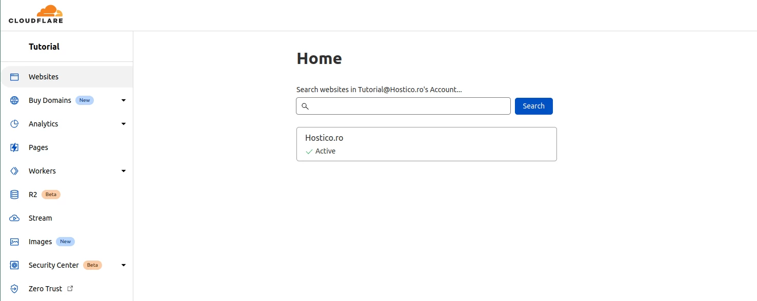 Autenticación de Cloudflare